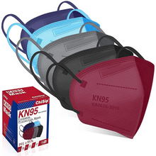 Load image into Gallery viewer, KN95 Face Mask 50PCs, 5 Layer Design Cup Dust Safety Masks, Indoor, Outdoor Use
